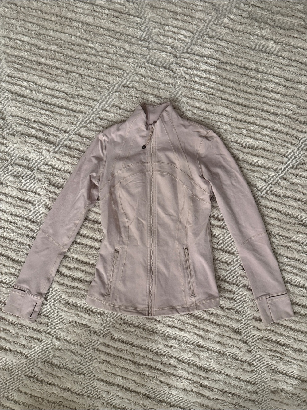 lululemon athletica Lightweight Zip Jacket in Dusty Pink